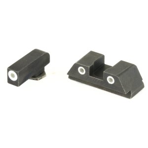 AMERIGLO For Glock Classic Style 3 Dot Grn Trit Whit Outlin FrntRear Sghts