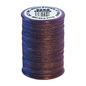 BCY 62XS Braided Center Serving Black .025 60 Yds Polyester Spectra Serving