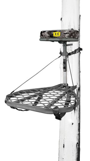 Hawk HWKHF2021 Helium XL Hang-On Tree Stand Aluminum 24"x30" Gray