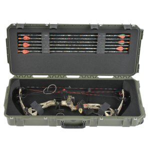 SKB Sports 3I-3614-PL-M iSeries Bow Case Green Watertight Custom Foam