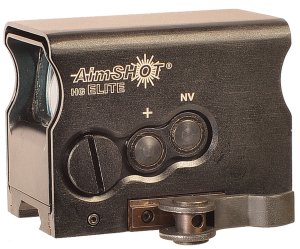AimShot HGELITECGREE HG Elite Black Anodized 1 x 34 mm 2 MOA Green Dot-...