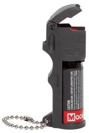 Mace Security 80745 Pocket Pepper Spray 10ft Range Black Keychain