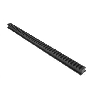 EGW 89020 7075 Aluminum Picatinny Rail Blank Black 16 In