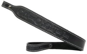 Crickett KSA800 Rifle Sling Black Leather 23"x1.75" Embossed