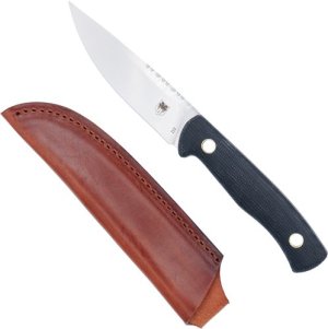 CobraTec CTKMNBLK Koonsman 4" D2 Steel Fixed Blade Knife Black