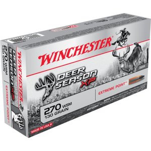 Winchester Ammo X270SDS Deer Season XP 270WSM 130gr Extreme Point 20 Per