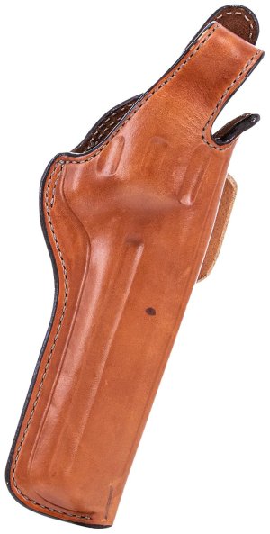 Bianchi 5BHL Thumbsnap Holster Colt Anaconda 4 in Tan Leather Right Hand