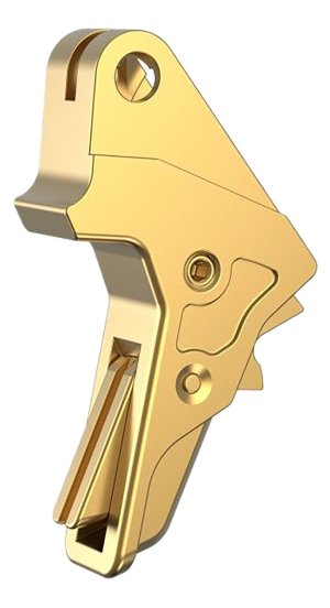 Tyrant CNC TDMPTRIGFSCGOLD Gold Aluminum Trigger for S&W M&P 1.0/2.0