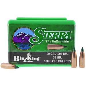 Sierra Bullets BlitzKing 1039 20 Cal .204 39 gr 100 Per Box