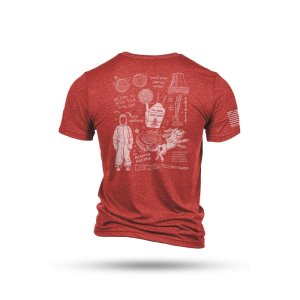 Nine Line CSTRYSCHEM-TSTRI Red Triblend Short Sleeve Shirt 3XL