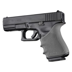 Hogue HandAll Grip Sleeve Glock 19 Gen 3-4 Rubber Cobblestone Grey