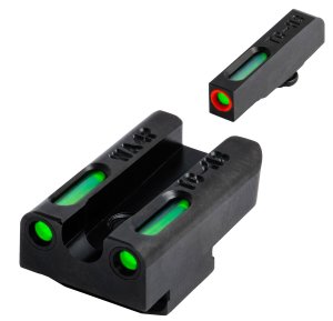 TruGlo TFX Pro CNC Steel Green Tritium Fiber Optic