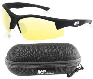 Smith & WESSON M&P SUPER COBRA HALF FRAME GLASSES W/AMBER LENS