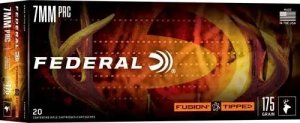 Federal Premium Fusion 7mm PRC 175gr Bonded Soft Point 20 Rounds