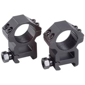 Traditions Rings 1" Extra High Matte Black 4 Screw A763XH