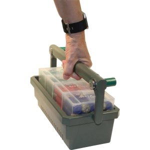 MTM Shotshell Box Caddy 4EA SS25-00 Green/Clear - Shotgun Sports Carrier