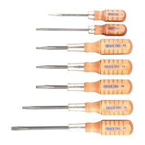 Grace USA GRHG7 Gunsmith Screwdriver Set, 7-Piece