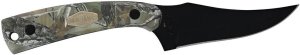 OLD 1187189 Sharpfinger Fixed Blade Knife 3.3In Blade, Leather Sheath