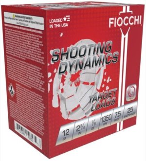 Fiocchi Shooting Dynamics 12ga 2.75 In 7/8oz #7.5 25ct 1350fps