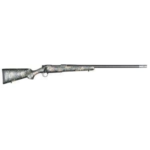 Christensen Arms 8010616000 Ridgeline FFT 300 PRC 3+1 22in Carbon Fiber/Threaded Barrel, Stainless Steel, Green with Black/Tan Accents Stock