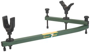 Caldwell 1071001 7-Rest, Green Aluminum, Adjustable 16-24 Inches, Ambidextrous Design, Universal Firearms Support