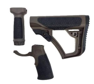 Daniel Defense 28-102-06145-011 AR-15 Furniture Kit Mil-Spec+ Brown