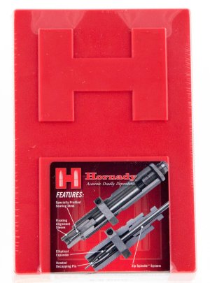 Hornady 546217 22 Creedmoor Die Set 2 Die Full-Length Sizing Steel