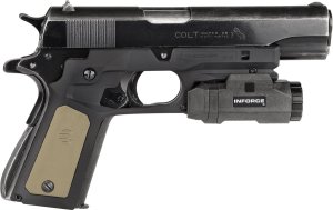 Recover Tactical CC3P0102 1911 Frame Grip Black Polymer