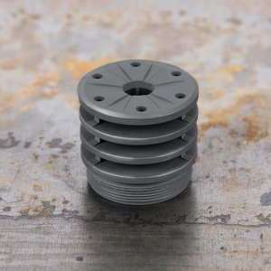 SilencerCo Bravo Anchor Brake Recoil Reduction .30 Carbine Grey