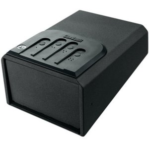 GunVault MiniVault GV1050-19 Safe, 16-Gauge Steel, Black Finish