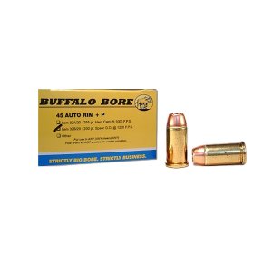 Buffalo Bore 32B20 45 Auto Rim +P 200gr JHP Ammo 20 Rounds