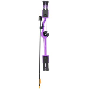 Bear Archery AYS300PL Youth Compound Bow Brave 25lb RH Purple Age 8+
