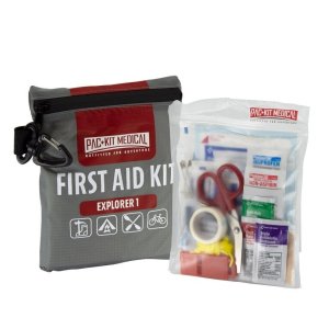 Pachmayr Pac-Kit Explorer 96008 Watertight First Aid Kit 67 Pieces Gray