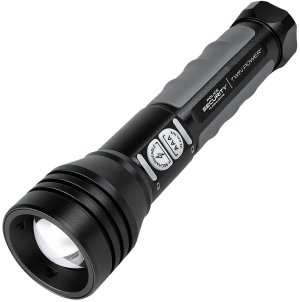 Lb Marketing 97948 Twin Power Flashlight 265/600 Lumens Black LED