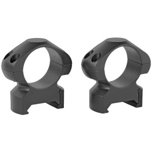 Konus 7401 Steel Rings 1" Medium Matte Black Picatinny/Weaver