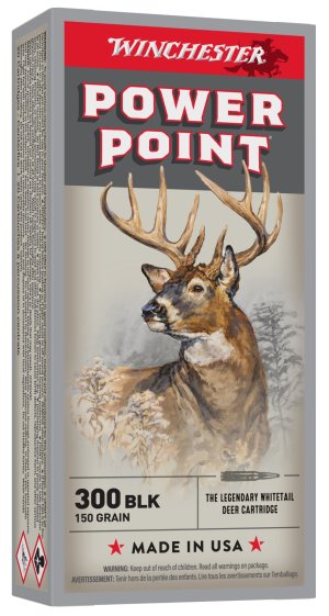 Winchester X300BLK 300 Blackout 150gr Power Point JSP 20 Rounds