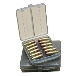 MTM Case-Gard Handgun Ammo Wallet - .38 & .357Mag - 12 Rounds - Clear Smoke