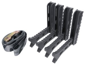 Hawk HWKHHSTP4P Helium Steps Black Aluminum 4 Pack Lightweight 1.9 lbs