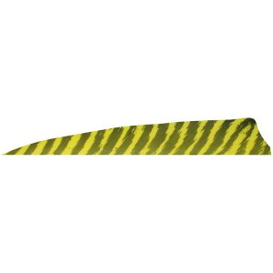 Gateway 400RSBYL-100 Shield Cut Feathers Barred Yellow 4 In RW 100 Pack