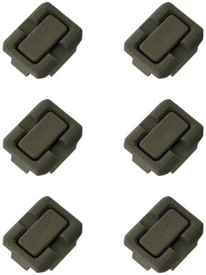 Magpul MAG1296-ODG Wire Control Kit M-LOK OD Green Polymer 6-Piece