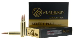 Weatherby Select Plus 28 Nosler 180gr Berger VLD Ammo R28NS180VLD