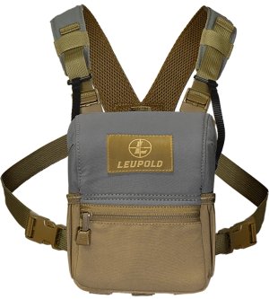 Leupold & Stevens 185628 Enclosed Binocular Harness Magnetic Tan/Gray