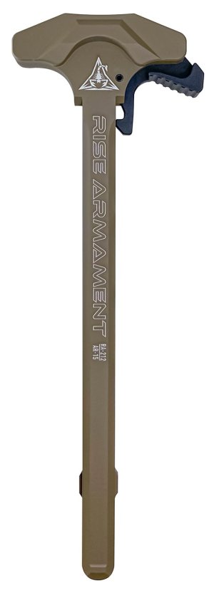 Rise Armament RA-212 FDE Extended Charging Handle 7075-T6 Aluminum