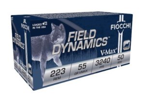 Fiocchi Extrema 223 Rem 55gr V-Max Polymer Tip 50rd Box