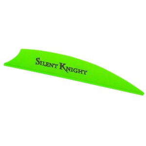 Flex Fletch Silent Knight Vanes SILENT36B-CGN Flo Green 3" 36 Pack
