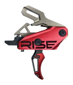 Rise Armament 535 G2 Trigger Fits AR Style Rifles Black and Red T35BR