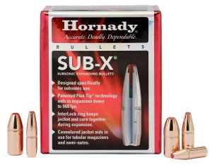 Hornady Sub-X Hunting 45 Caliber 395 Grain Subsonic-eXpanding 45031