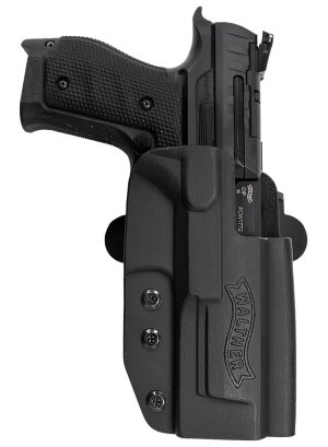 Walther Arms 5130217 PPQ Q5 Match Steel Frame OWB Holster Black Kydex Belt Slide