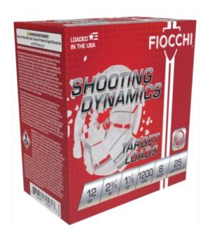 Fiocchi 12SD18H8 Shooting Dynamics 12 Gauge 2.75" 1 1/8 oz 1200FPS 8 Shot