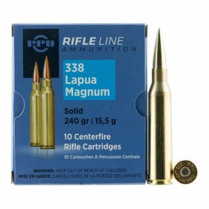 Prvi Partizan PPM338 Match 338 Lapua Mag 240 Grain Copper Solid